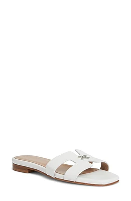 Bruno Magli Fina Slide Sandal White at Nordstrom,