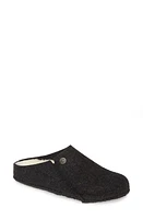 Birkenstock Zermatt Genuine Shearling Lined Slipper Dark Gray at Nordstrom,