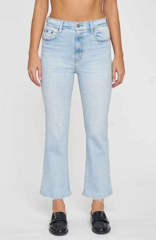 DAZE Shy Girl High Waist Crop Flare Jeans at Nordstrom,