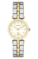 Tory Burch The Kira Two-Tone Bracelet Watch, 30mm at Nordstrom, Size 30 Mm