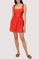 Lost + Wander Hidden Oasis Minidress Red at Nordstrom,