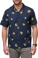 TravisMathew Casino Holiday Camp Shirt at Nordstrom,