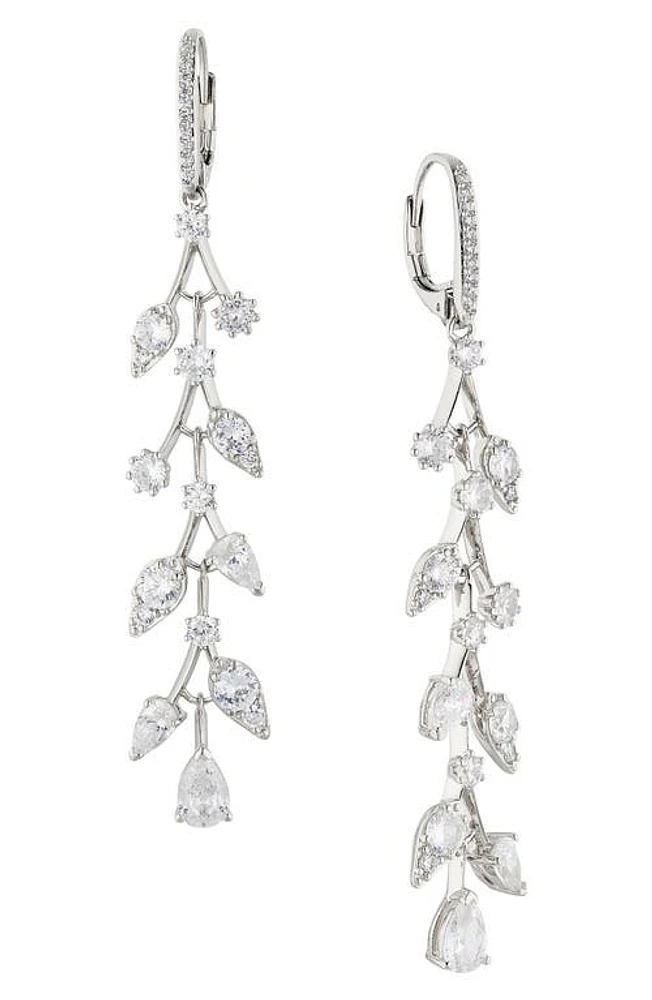 Nadri Olivia Drop Earrings in Rhodium at Nordstrom