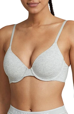 Polo Ralph Lauren Underwire T-Shirt Bra Heather Grey at Nordstrom,