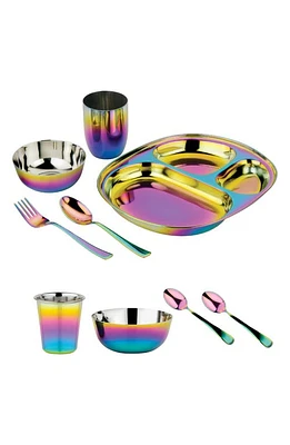 Ahimsa Dine & Develop 9-Piece Dish Set in Rainbow at Nordstrom