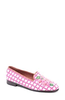 ByPaige Needlepoint Checkered Hydrangea Flat at Nordstrom,