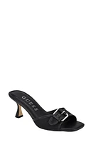 GUESS Dista Slide Sandal Black/Black at Nordstrom,