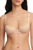 Chantelle Lingerie Every Curve Demi Underwire Bra Beige Blush-1N at Nordstrom,