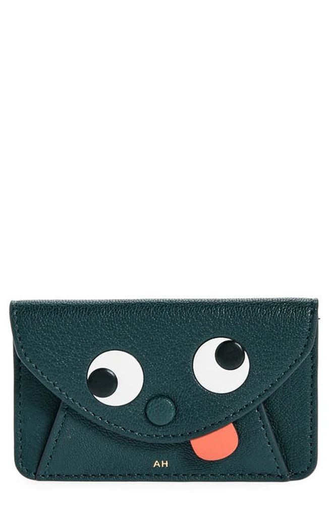 Anya Hindmarch Zany Envelope Purse Sticker in Dark Holly /Alpine Green at Nordstrom