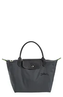 Longchamp Le Pliage Green Recycled Canvas Top Handle Bag in Graphite at Nordstrom