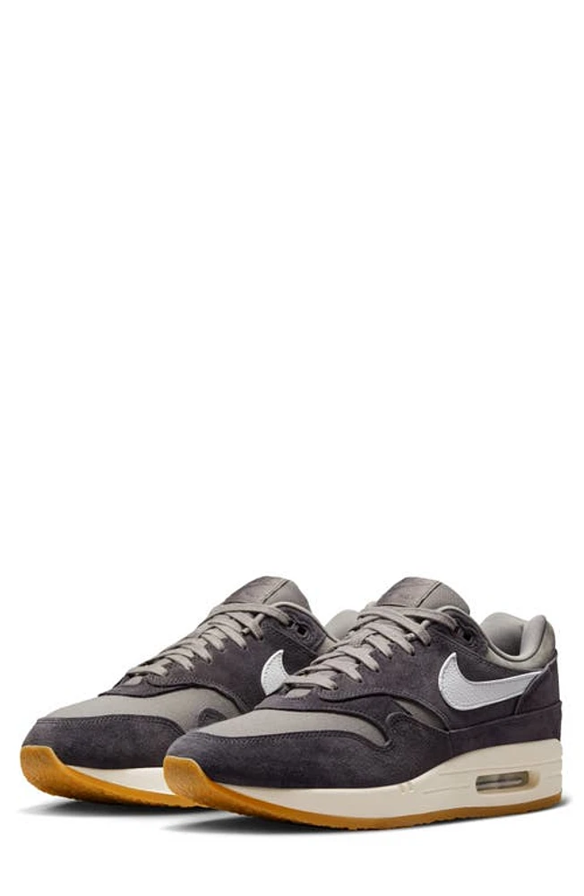 Nike Air Max 1 PRM Sneaker in Soft Grey/Neutral Grey at Nordstrom, Size 4M