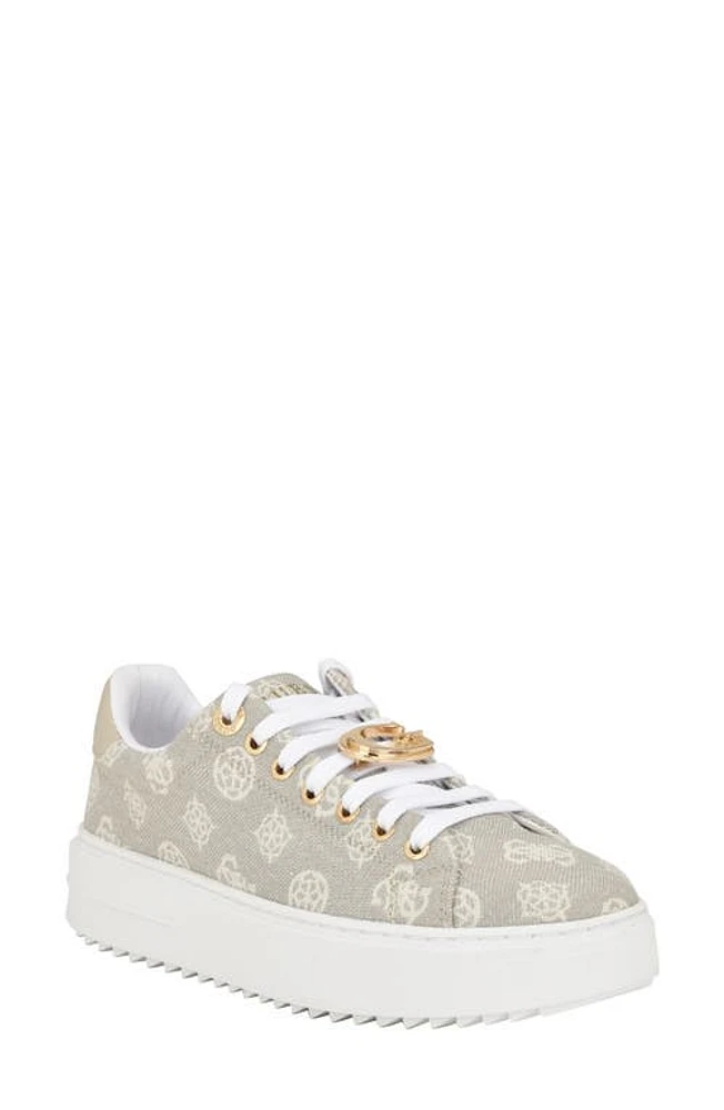 GUESS Denesa Platform Sneaker Taupe at Nordstrom,