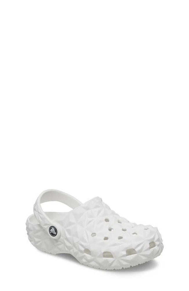 CROCS Kids' Classic Geometric Clog White at Nordstrom, M