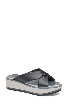 Johnston & Murphy Grace Platform Sandal Black Glove at Nordstrom,