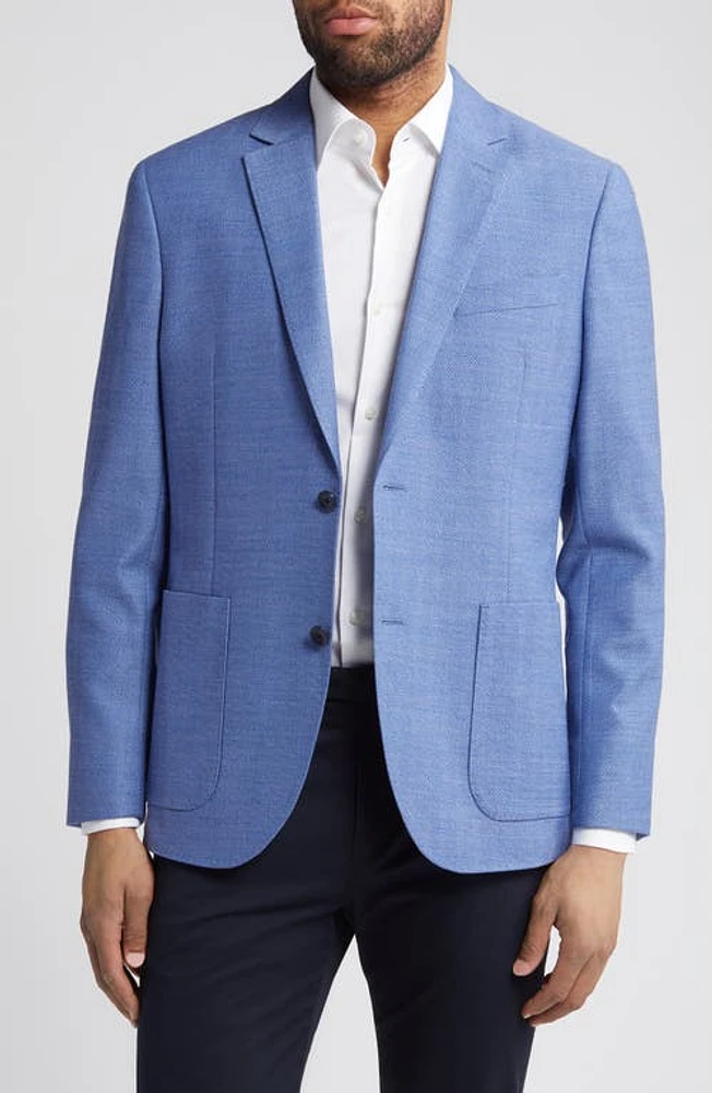 Nordstrom Herringbone Stretch Wool Sport Coat at Nordstrom,