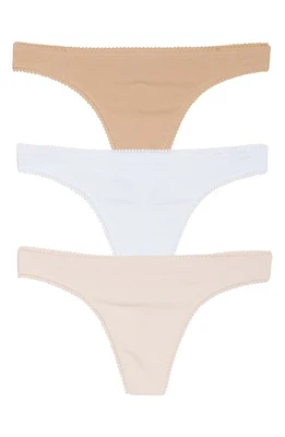 On Gossamer Cabana Cotton 3-Pack Thongs at Nordstrom,