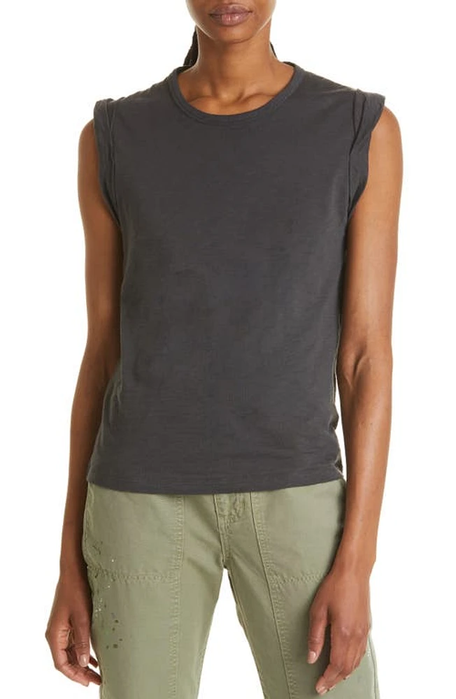 Veronica Beard Dree Muscle Tee Charcoal at Nordstrom,