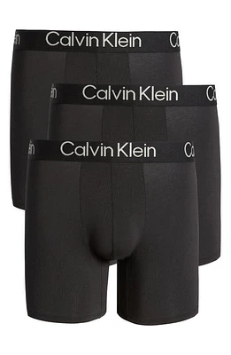 Calvin Klein Ultra-Soft Modern 3-Pack Stretch Modal Boxer Briefs at Nordstrom,