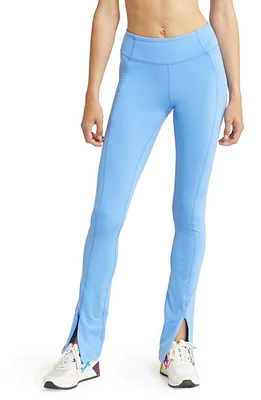 Solely Fit Long Split Hem Leggings Maya Blue at Nordstrom,