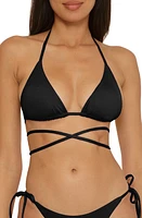 Becca Color Code Wraparound Triangle Bikini Top at