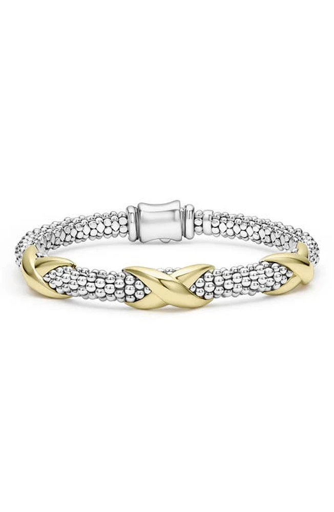 LAGOS Embrace Station Bracelet in Metallic at Nordstrom, Size 7