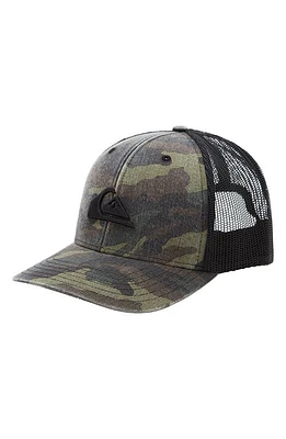 Quiksilver Grounder Embroidered Logo Baseball Cap in Camo at Nordstrom