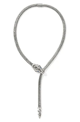 John Hardy Naga Lariat in Silver at Nordstrom, Size 20