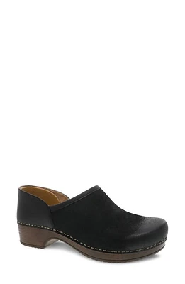 Dansko Brenna Clog Black Suede at Nordstrom,