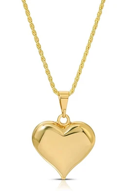 Joy Dravecky Puffy Heart Pendant Necklace in Gold at Nordstrom