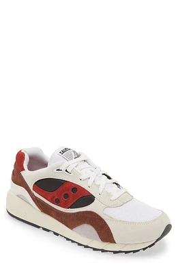 Saucony Shadow 6000 Essential Sneaker White/Rust at Nordstrom,