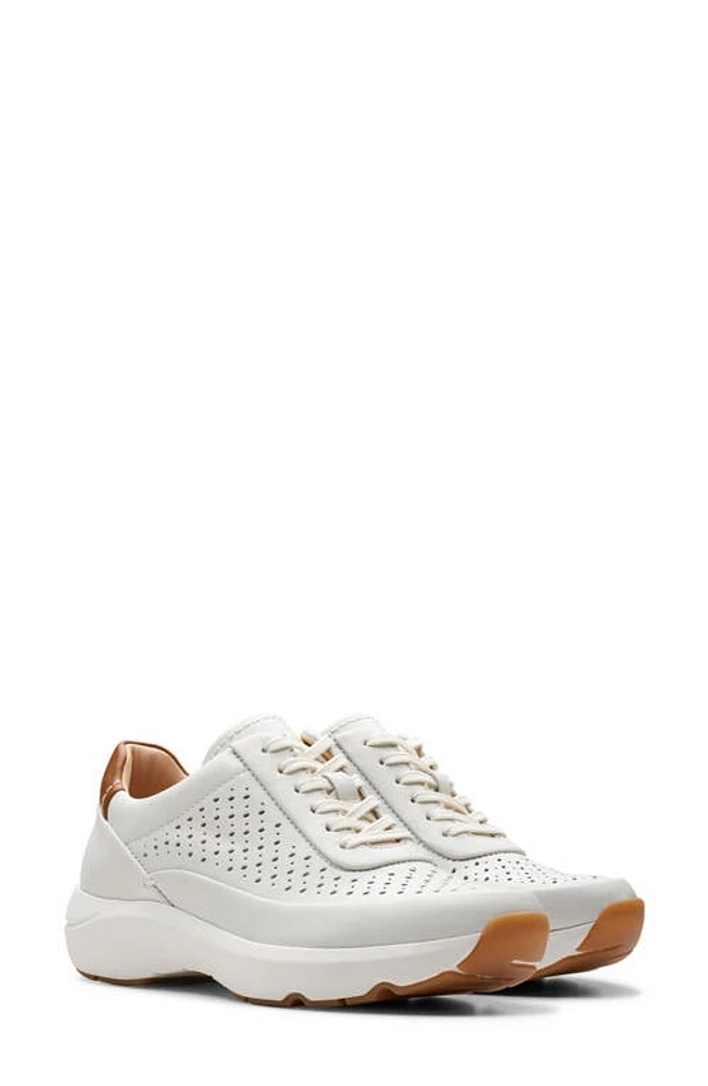 Clarks(r) Tivoli Grace Sneaker Off White Leather at Nordstrom,