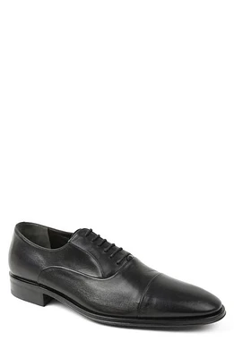 Bruno Magli Maioco Cap Toe Oxford Black Leather at Nordstrom,