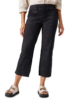 Sanctuary Vacation Crop Straight Leg Cotton Blend Pants at Nordstrom,