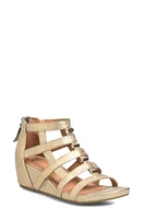 Söfft Rio II Strappy Wedge Sandal Gold at Nordstrom,