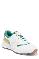 NEW BALANCE GOLF 997 Waterproof Golf Shoe in White /Multi at Nordstrom, Size 12