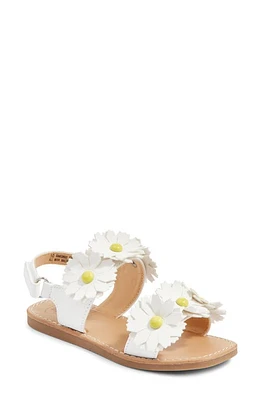 Tucker + Tate Carsyn Daisy Slingback Sandal White at Nordstrom, M