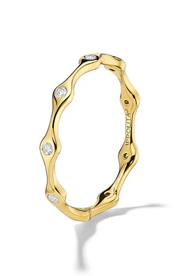 Ippolita Starlight Diamond Station Band Ring in Gold at Nordstrom, Size 7