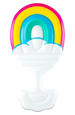 bigmouth inc. Rainbow Saddle Seat Pool Float in Multi at Nordstrom