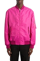 Valentino Garavani Nylon Bomber Jacket Pink Pp at Nordstrom, Us