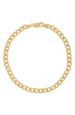 Bony Levy Men's 14K Gold Curb Chain Bracelet in 14K Yellow Gold at Nordstrom, Size 8