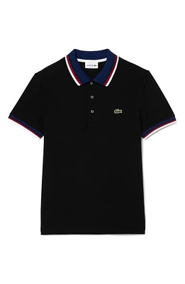 Lacoste Regular Fit Stretch Piqué Polo at Nordstrom,