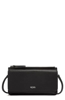 Tumi Belden Leather Wallet Crossbody Bag in Black at Nordstrom