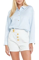 English Factory Stripe Button-Up Shirt Blue at Nordstrom,