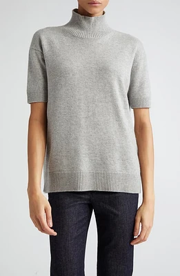 Max Mara Paola Wool & Cashmere Turtleneck Sweater Light Grey at Nordstrom,