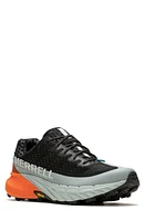 Merrell Agility Peak 5 Gore-Tex Waterproof Running Shoe Black/Tangerine at Nordstrom,