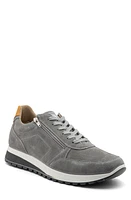 ara Murray Zip Sneaker Grey Suede at Nordstrom,