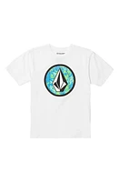 Volcom Kids' Circle Stone Graphic T-Shirt White at