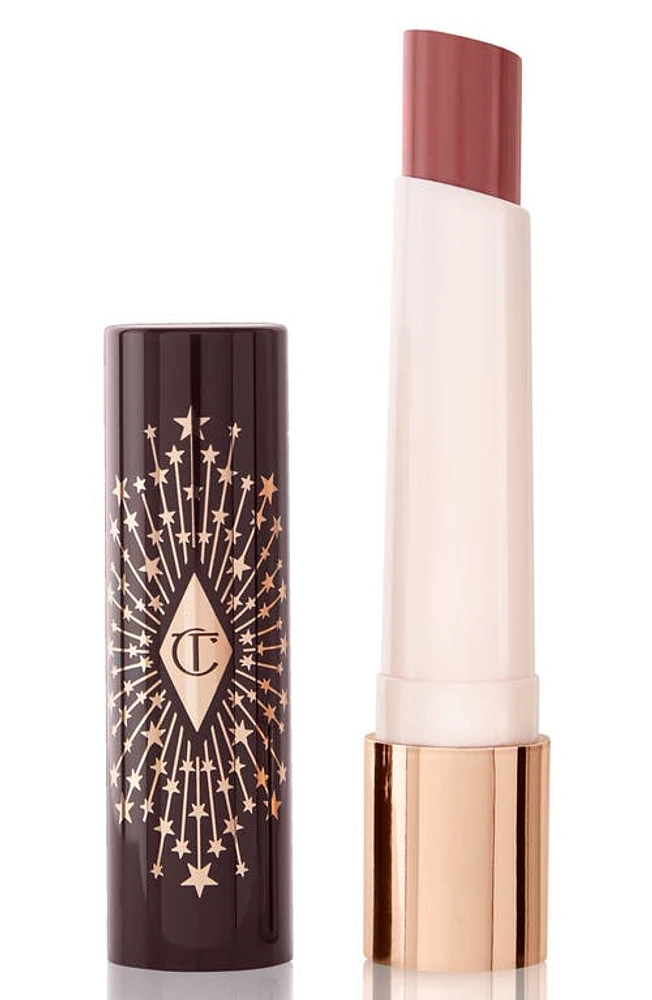 Charlotte Tilbury Hyaluronic Happikiss Lipstick Balm in Pillow Talk at Nordstrom