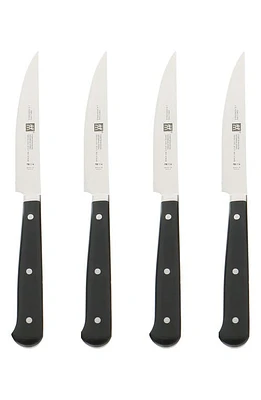 ZWILLING 4-Piece Porterhouse Steak Knife Set in Black at Nordstrom