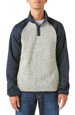 Lucky Brand Colorblock Mock Neck Raglan Pullover Multi at Nordstrom,